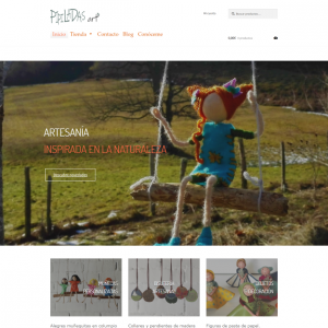 diseño web de tienda online de artesanía