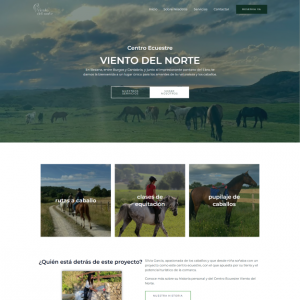 Diseño web de centro ecuestre